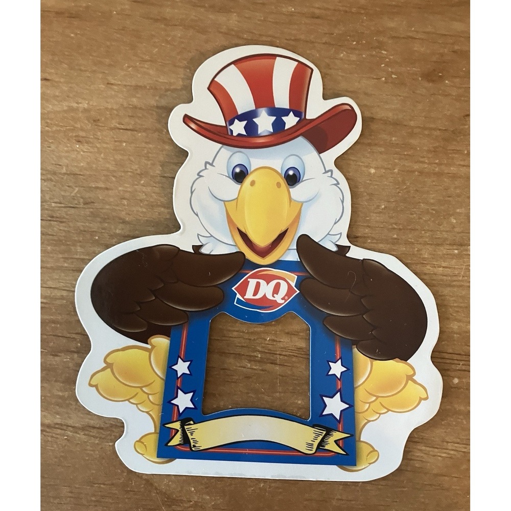 Dairy Queen USA EAGLE Magnet with Opening for Photo